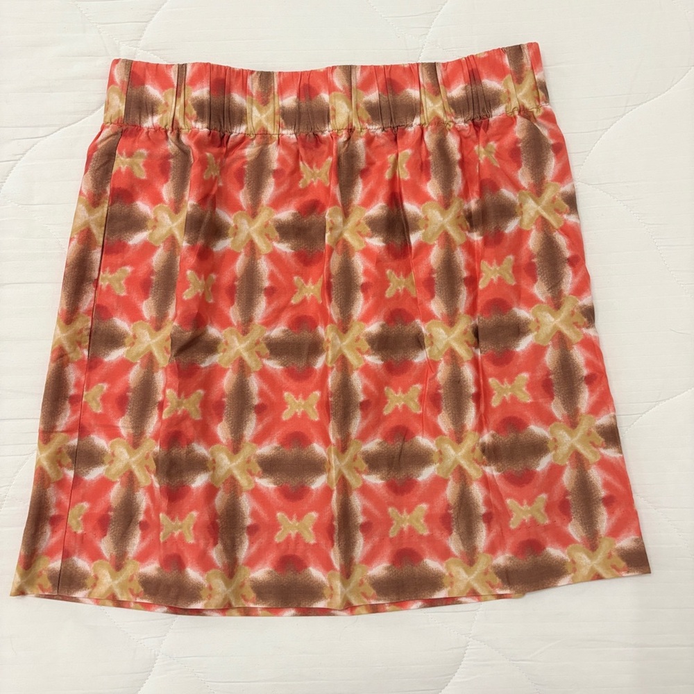 J Crew cotton sateen miniskirt S4